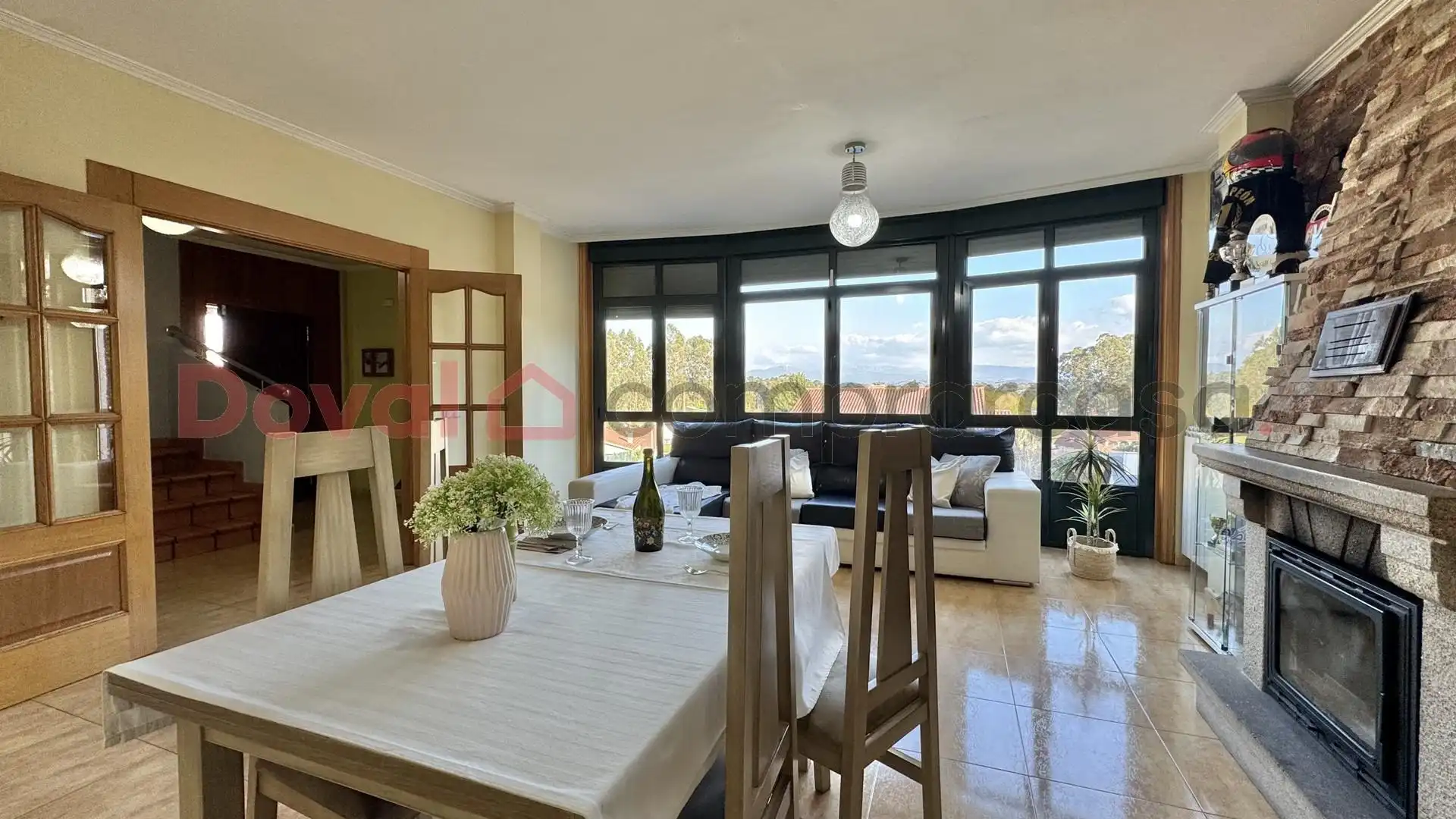 Dining room of Houses for sale in Salceda de Caselas  with Heating, Private garden and Terrace
