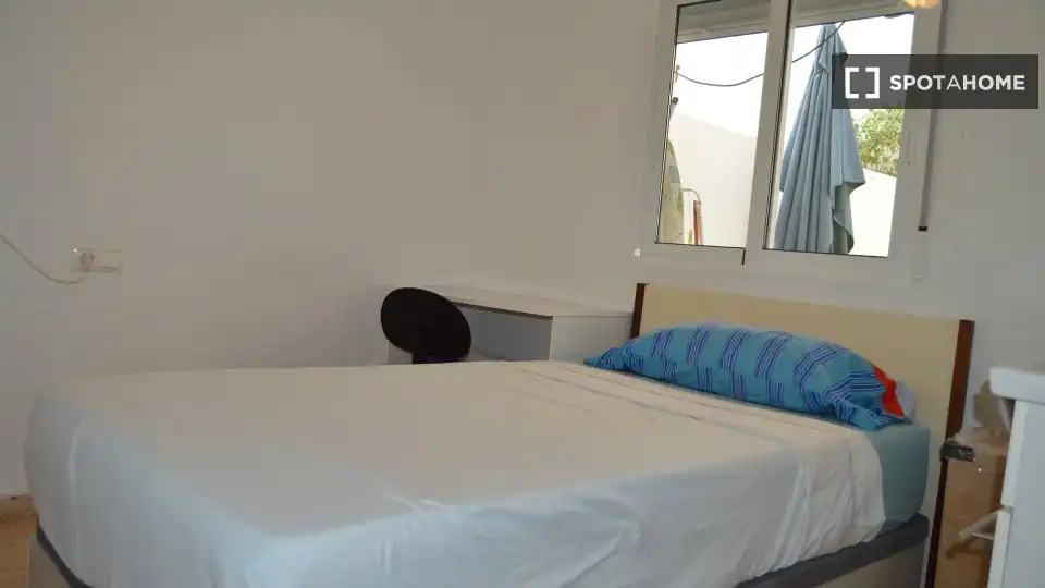 Habitación de Piso para compartir en Valencia con Aire acondicionado, Calefacción y Amueblado