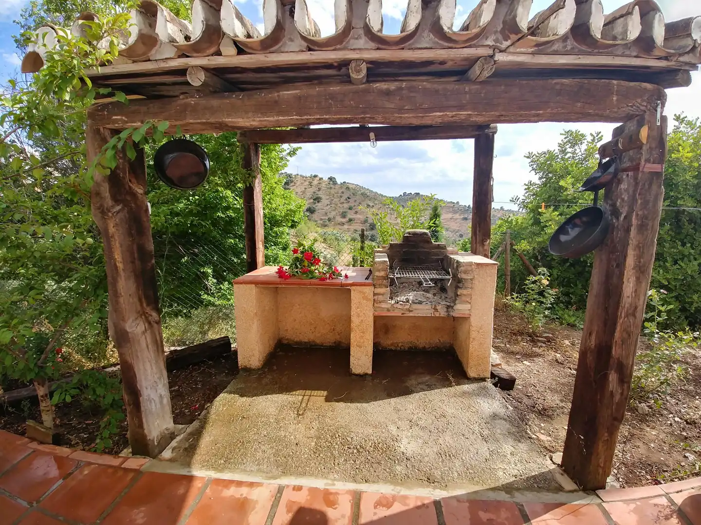 Jardín de Finca rústica en venta en Almogía con Aire acondicionado, Terraza y Piscina