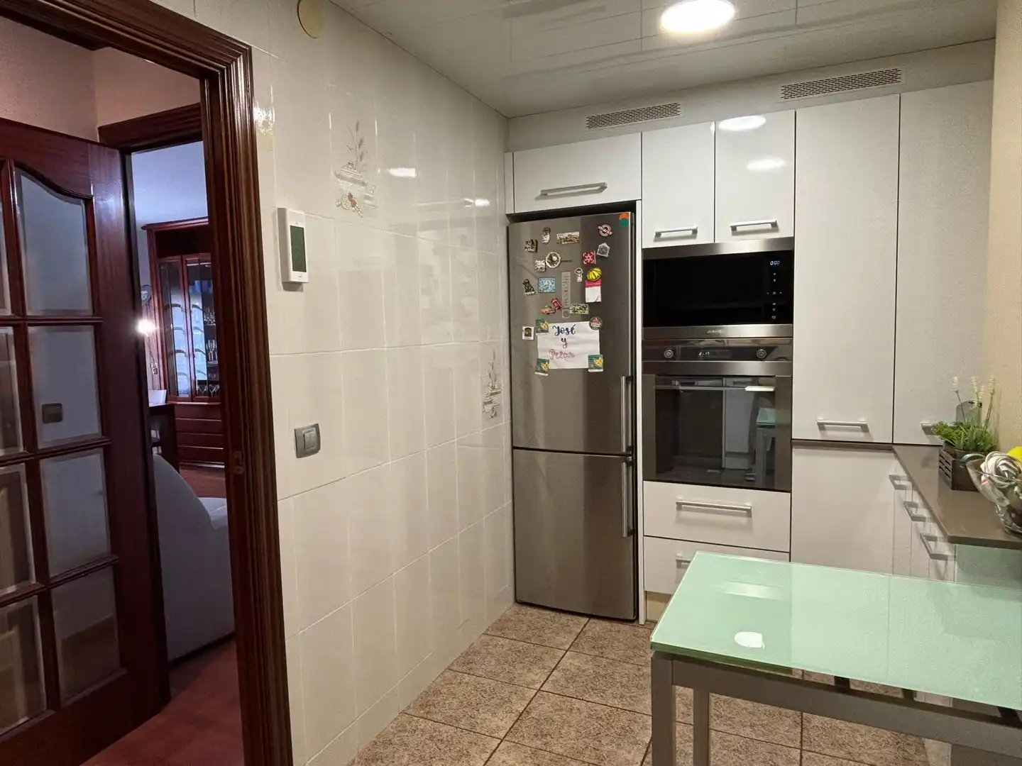 Cuina de Pis en venda en Sant Adrià de Besòs amb Aire condicionat, Calefacció i Moblat
