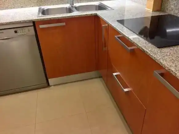 Küche von Wohnung zur Miete in Aisa mit Parkett, Abstellraum und Möbliert