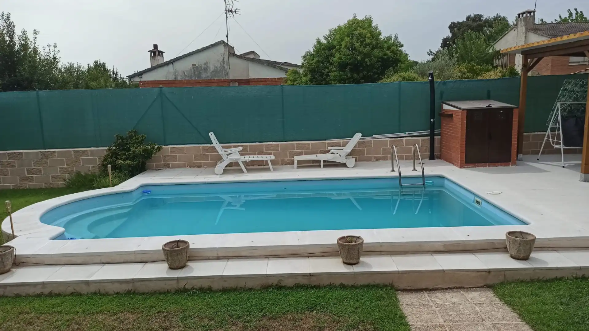 Schwimmbecken von Haus oder Chalet zum Verkauf in Almorox mit Klimaanlage, Privatgarten und Terrasse