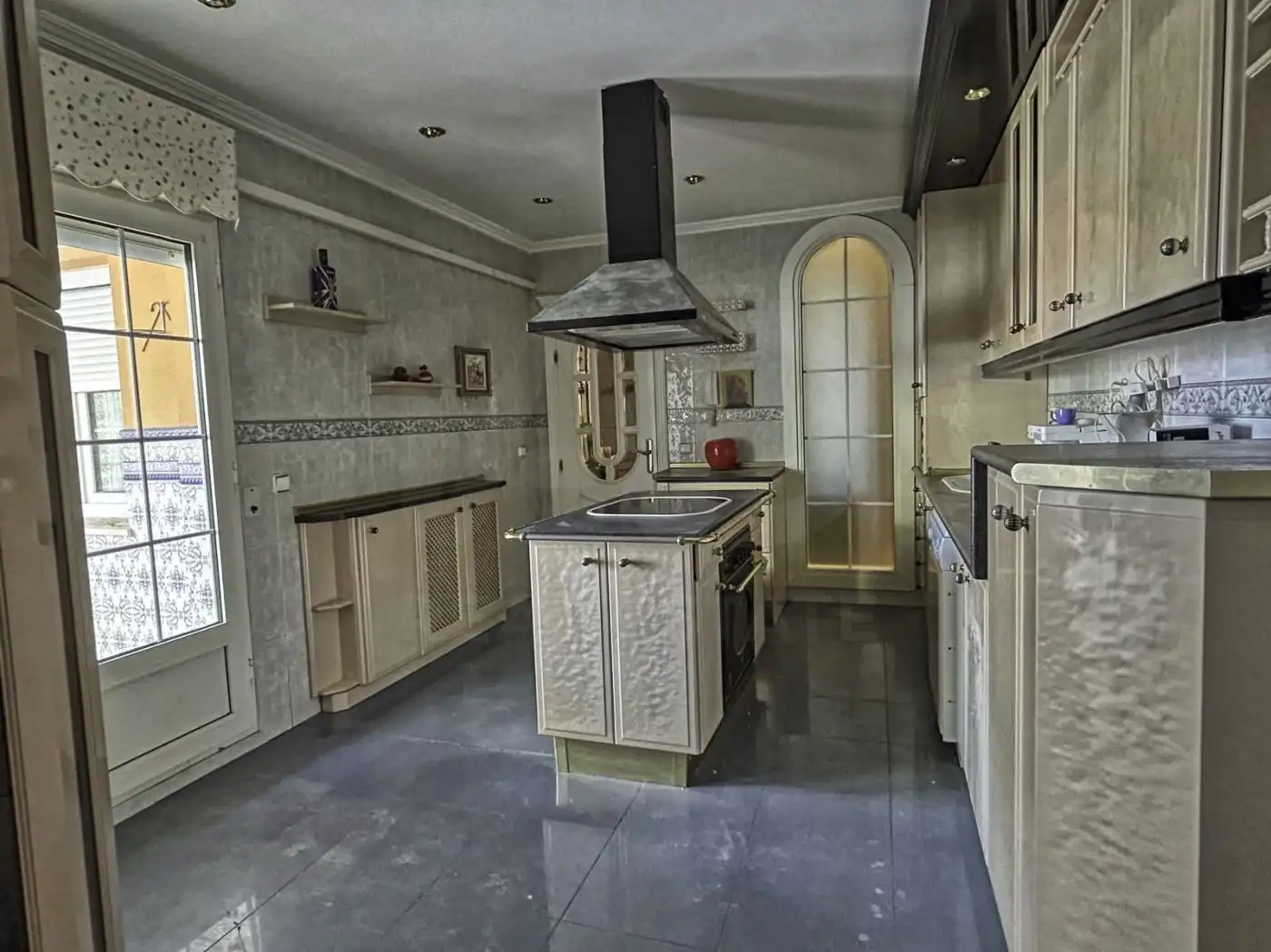 Cocina de Finca rústica en venta en Villacañas con Aire acondicionado, Calefacción y Terraza