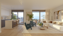 Sala d'estar de Apartament en venda en Mijas amb Aire condicionat, Calefacció i Jardí privat