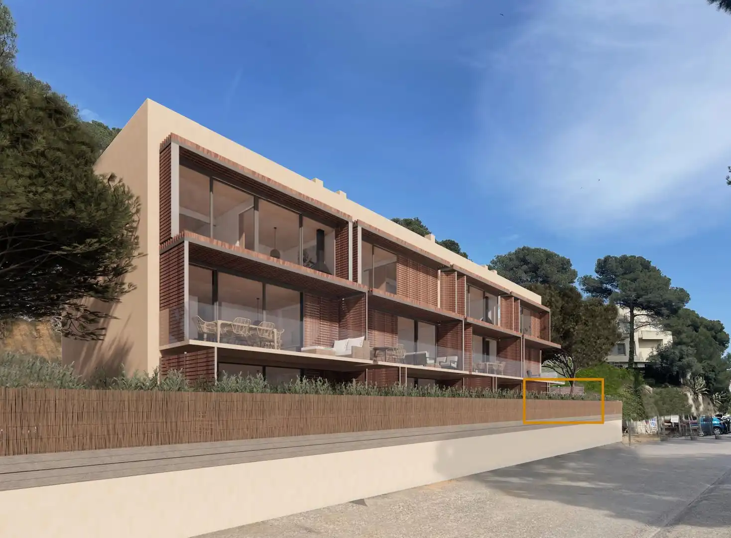 Vista exterior de Piso en venta en Palafrugell con Calefacción, Jardín privado y Terraza