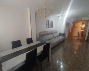 Living room of Flat for sale in Burriana / Borriana  with Air Conditioner, Terrace and Furnished