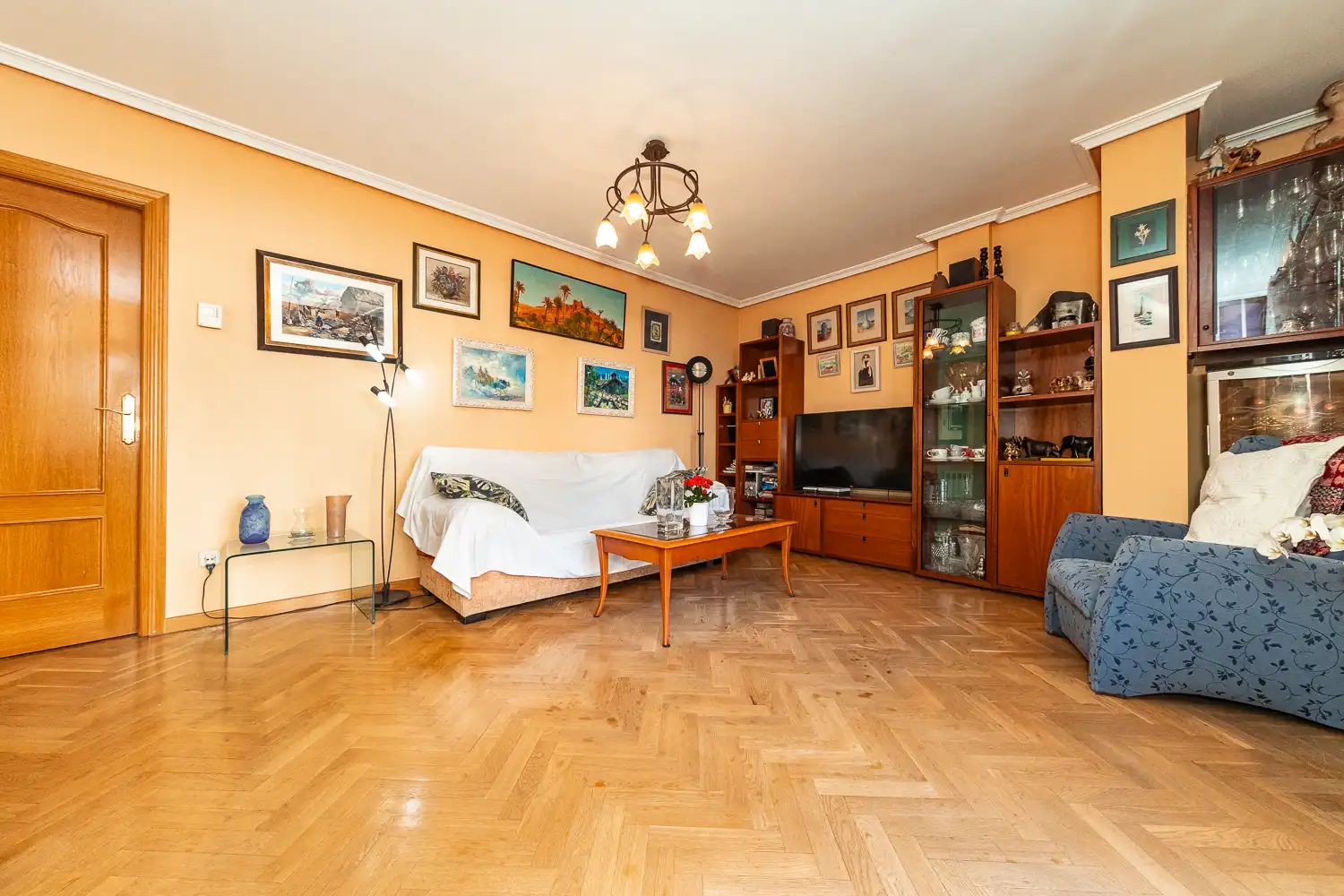 Living room of Attic for sale in Madrid  with Air Conditioner, Heating and Terrace
