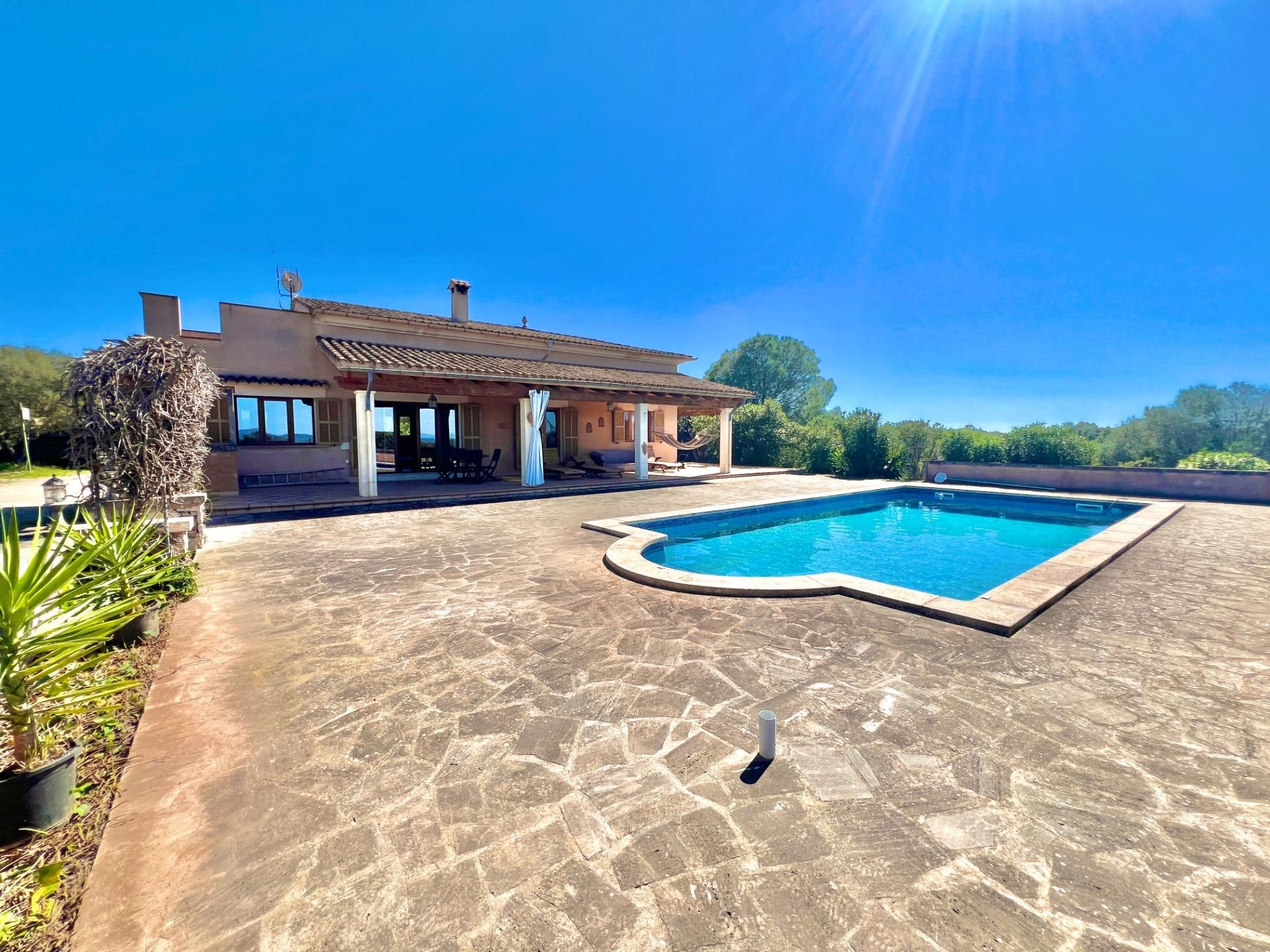 Exterior view of Country homes for rent in Campos  with Air Conditioner, Private garden and Terrace