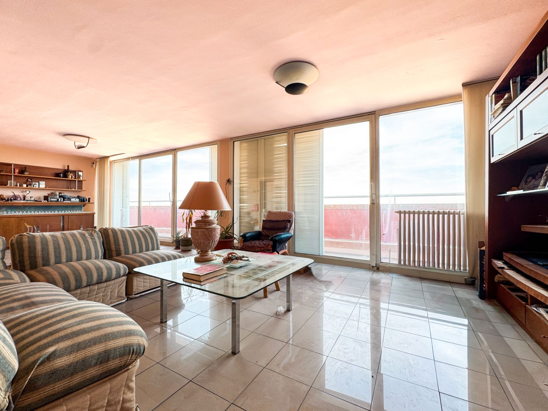 Living room of Attic for sale in  Lleida Capital  with Air Conditioner, Heating and Terrace