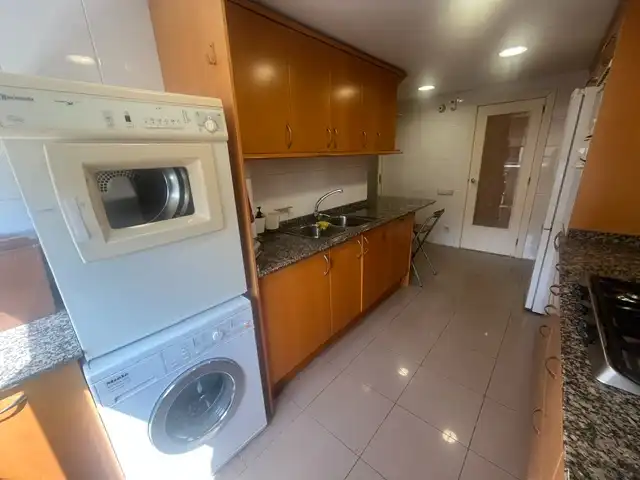 Küche von Wohnung zur Miete in Sant Cugat del Vallès mit Klimaanlage, Heizung und Parkett