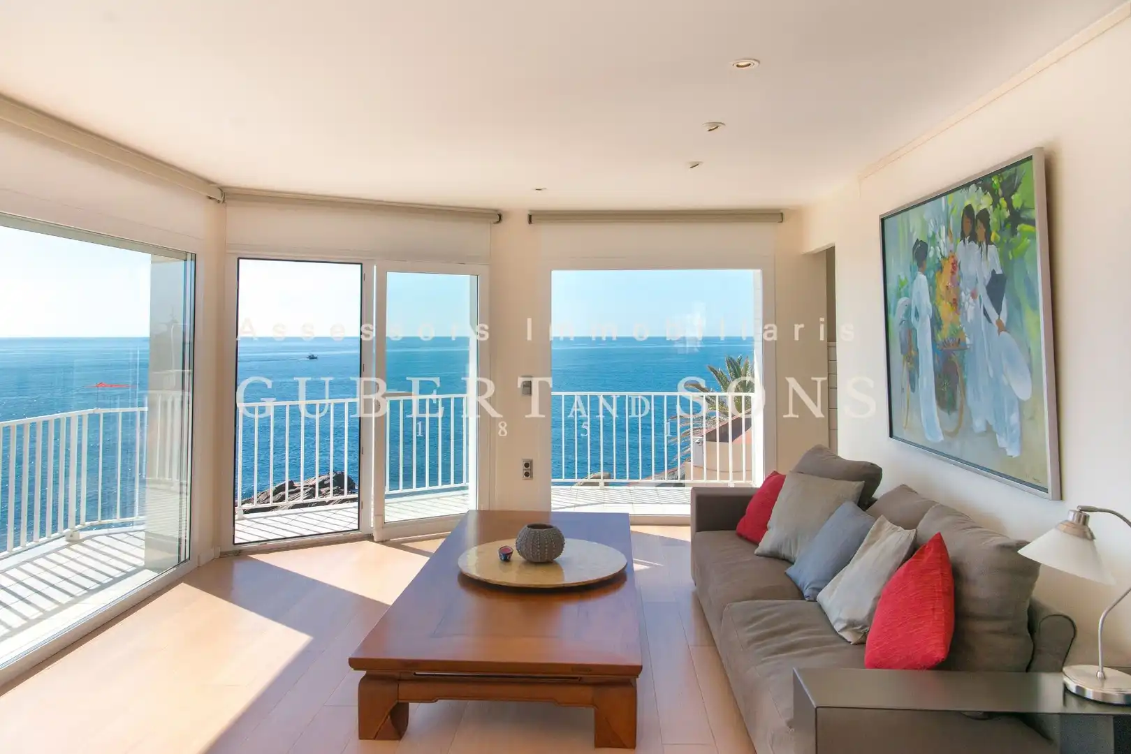 Sala de estar de Piso en venta en Palamós con Aire acondicionado, Calefacción y Terraza