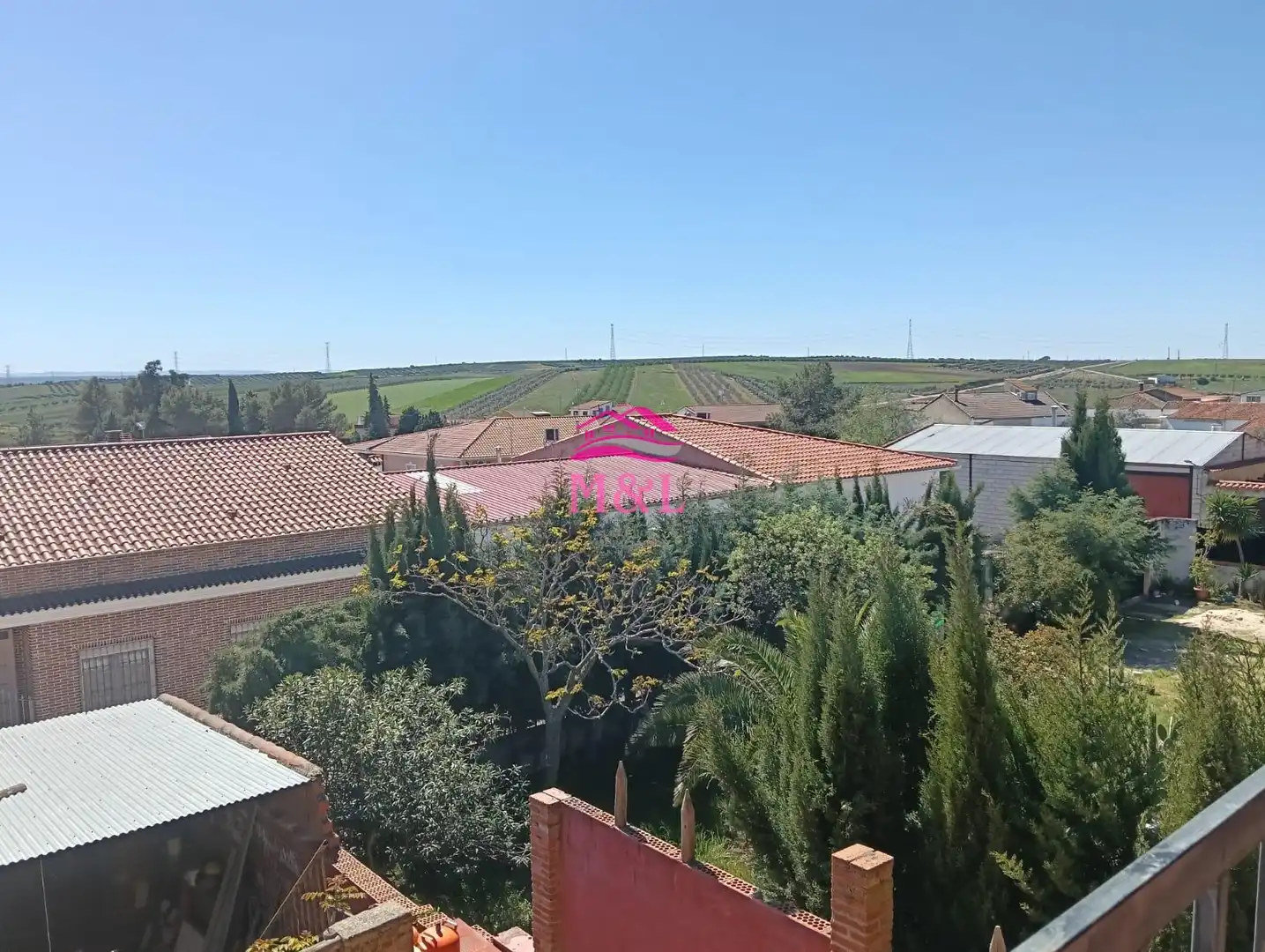 Garden of Houses for sale in Esparragalejo  with Air Conditioner, Heating and Terrace