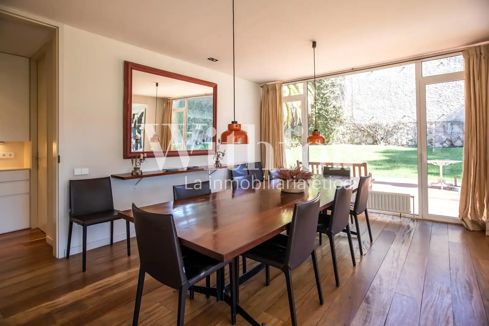 Dining room of Houses for rent in Esplugues de Llobregat  with Air Conditioner, Heating and Private garden