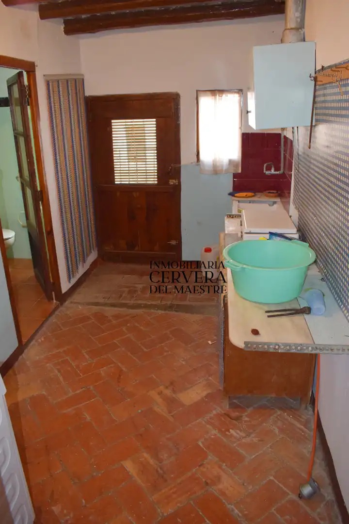 Cocina de Casa adosada en venta en Cervera del Maestre