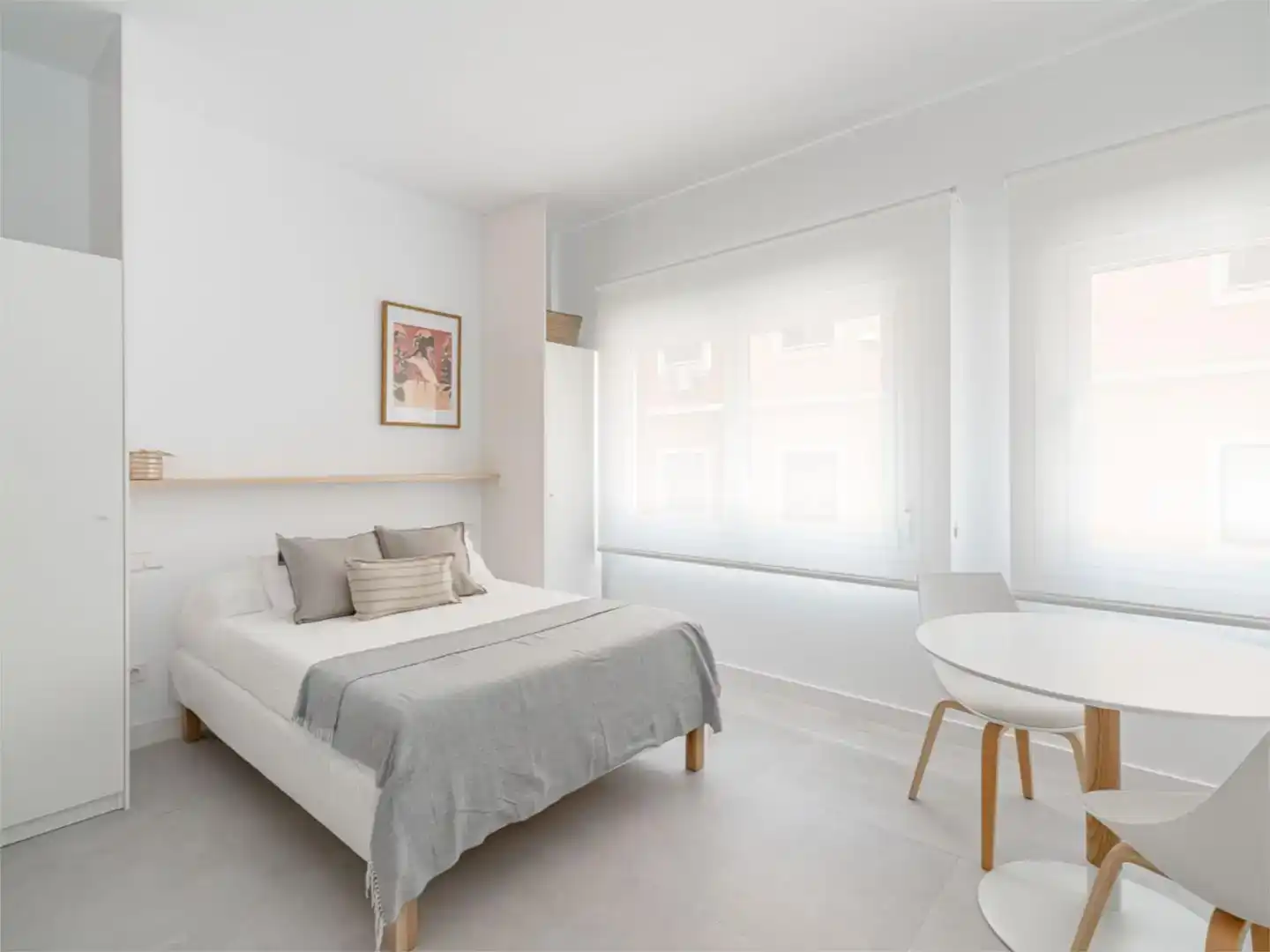 Habitación de Estudio de alquiler en  Madrid Capital con Aire acondicionado