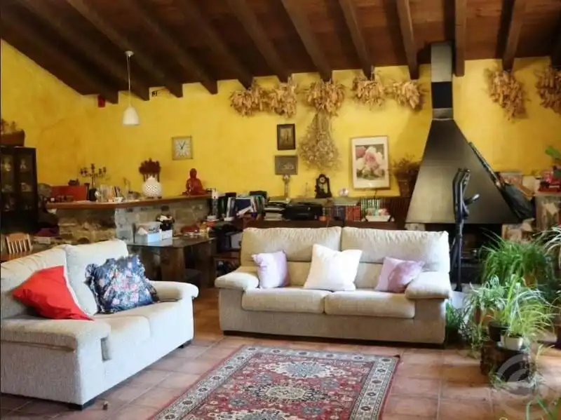 Living room of Houses for sale in La Vall de Bianya  with Heating, Terrace and Storage room