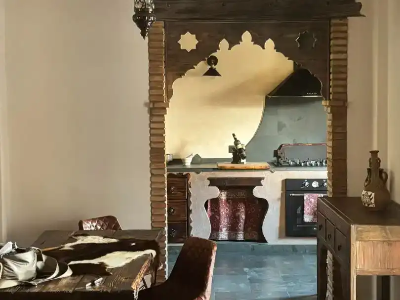 Cuina de Casa adosada en venda en Olivenza amb Aire condicionat
