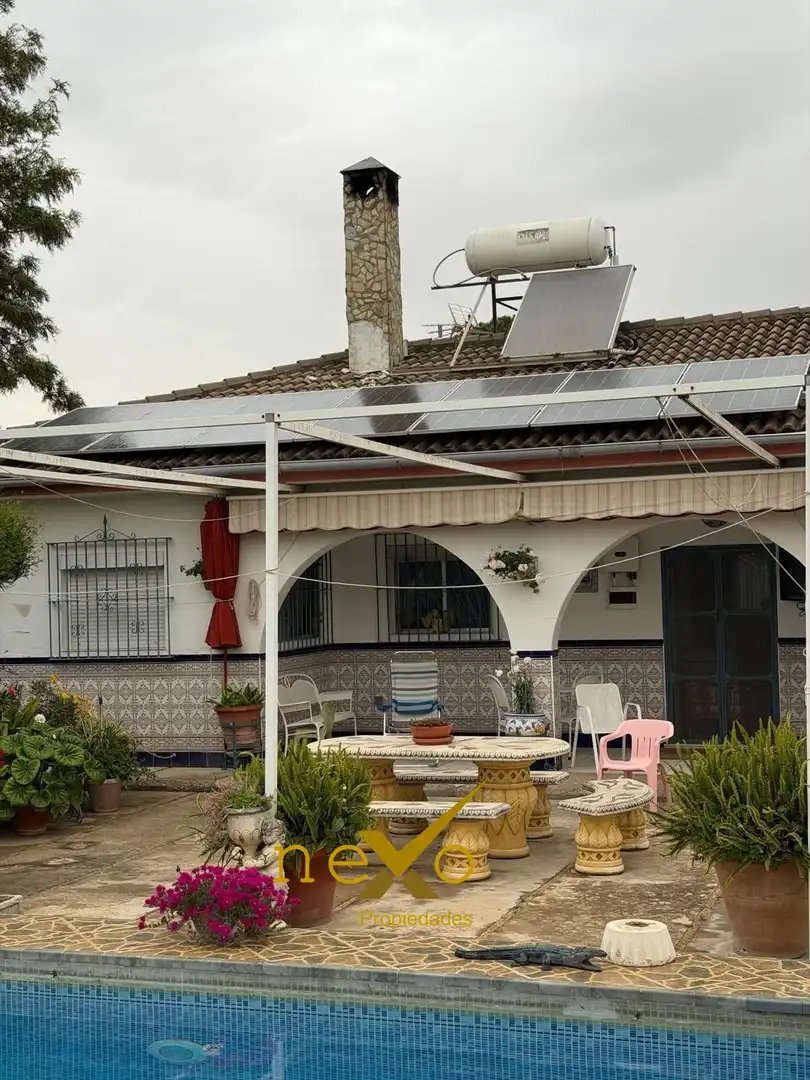 Terraza de Casa o chalet en venta en Carmona con Aire acondicionado, Jardín privado y Terraza