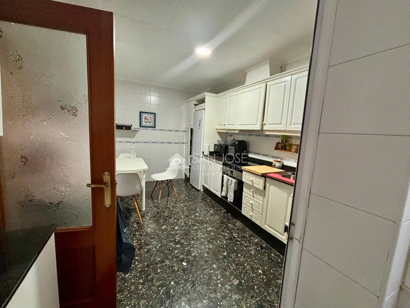 Küche von Wohnung zur Miete in Aspe mit Klimaanlage, Möbliert und Balkon
