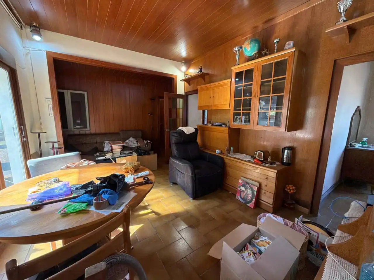 Wohnzimmer von Haus oder Chalet zum Verkauf in Olot mit Klimaanlage, Heizung und Privatgarten