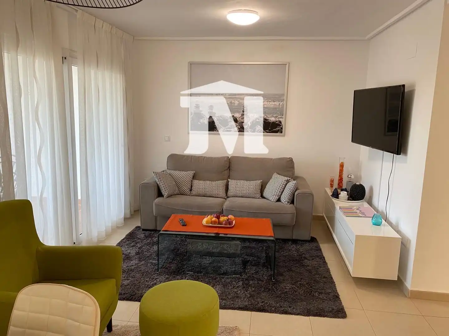 Sala de estar de Piso en venta en Murcia con Aire acondicionado, Calefacción y Terraza