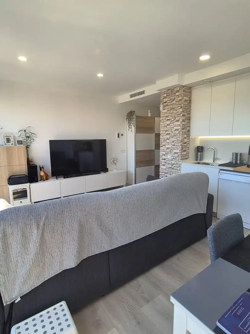 Living room of Attic for sale in Cubelles  with Air Conditioner and Terrace