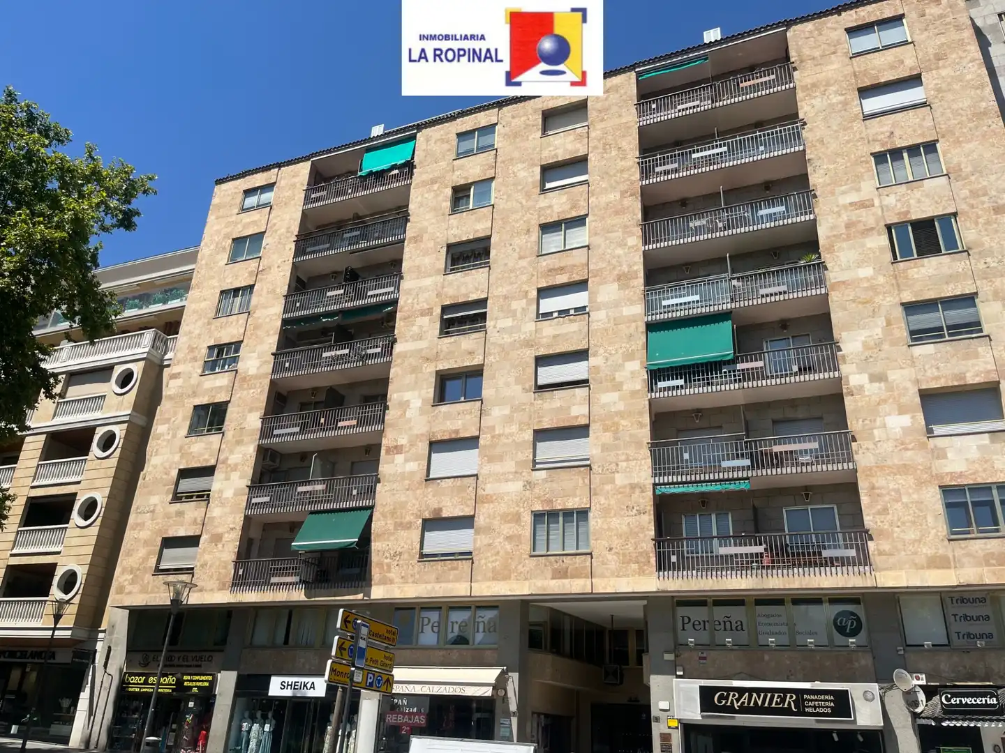 Exterior view of Flat for sale in Salamanca  with Heating, Parquet flooring and Furnished