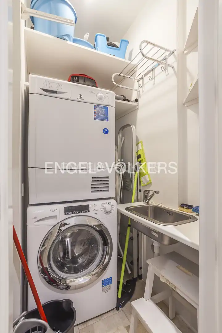 Cocina de Piso de alquiler en Madrid con Aire acondicionado, Calefacción y Amueblado