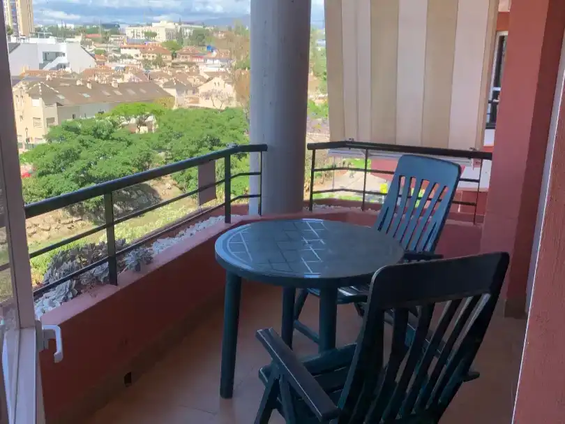 Terrasse von Wohnung zur Miete in Fuengirola mit Klimaanlage und Schwimmbad