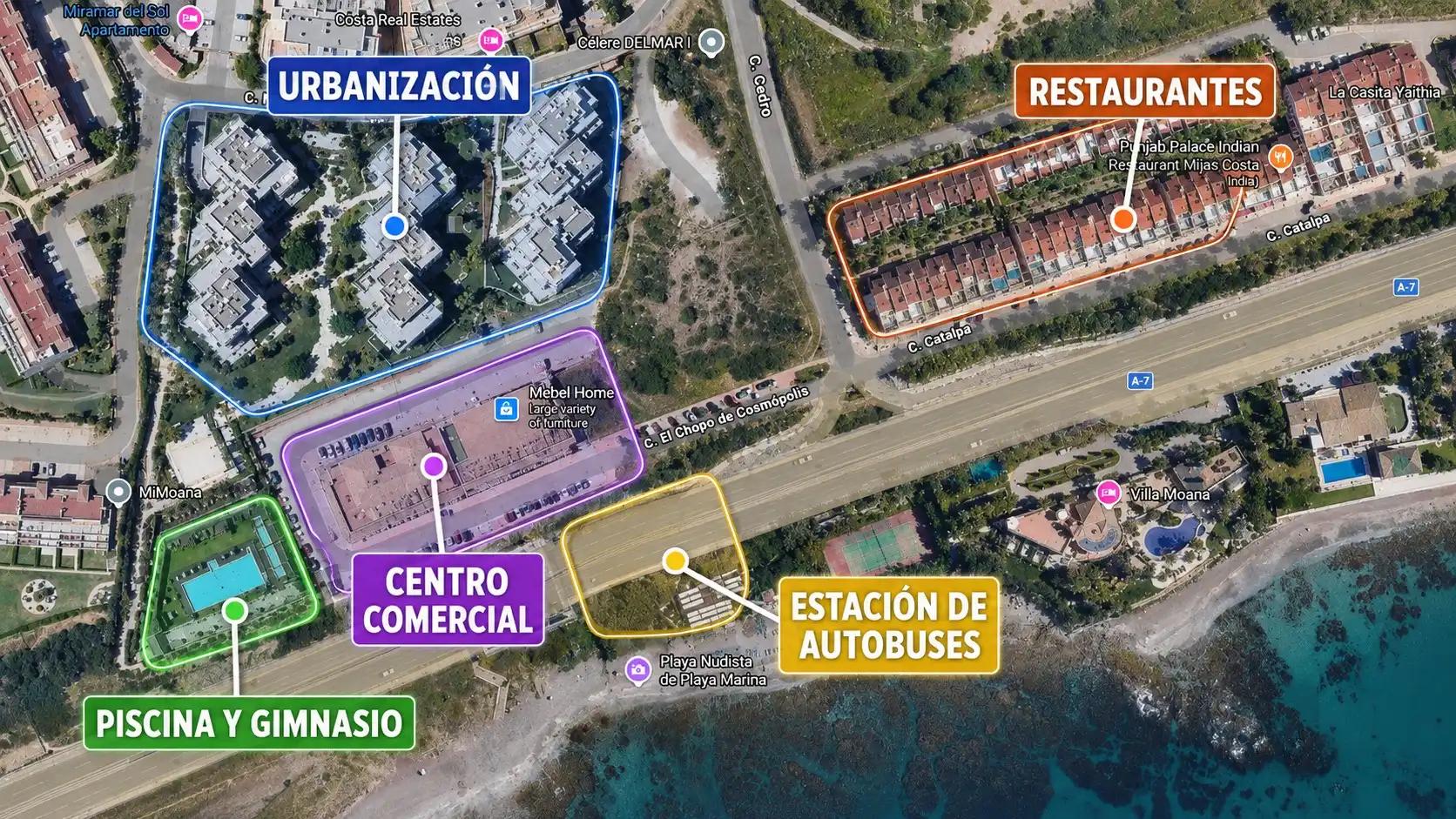 Exterior view of Apartments for sale in Mijas  with Air Conditioner, Heating and Terrace