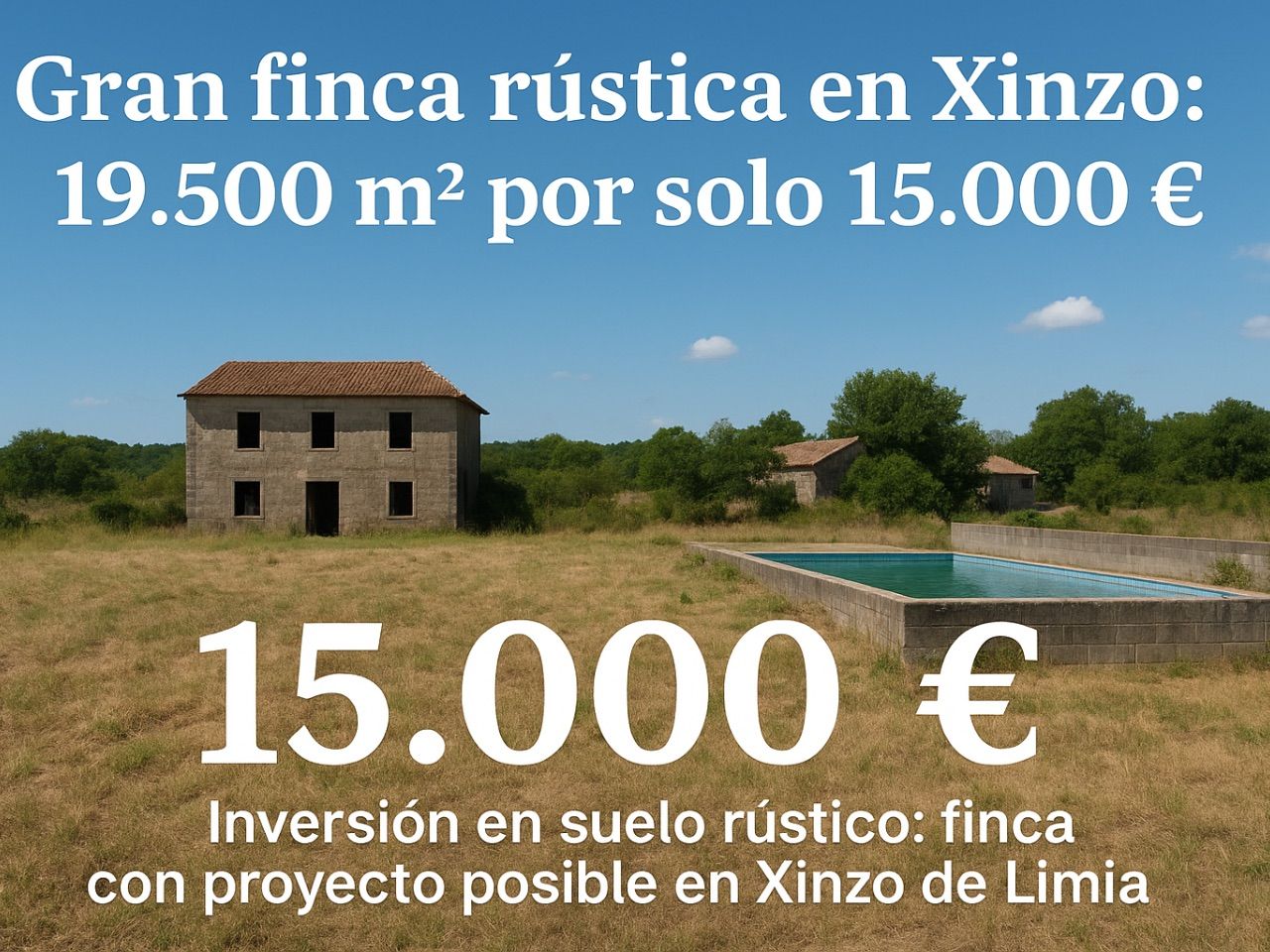 Land for sale in Xinzo de Limia