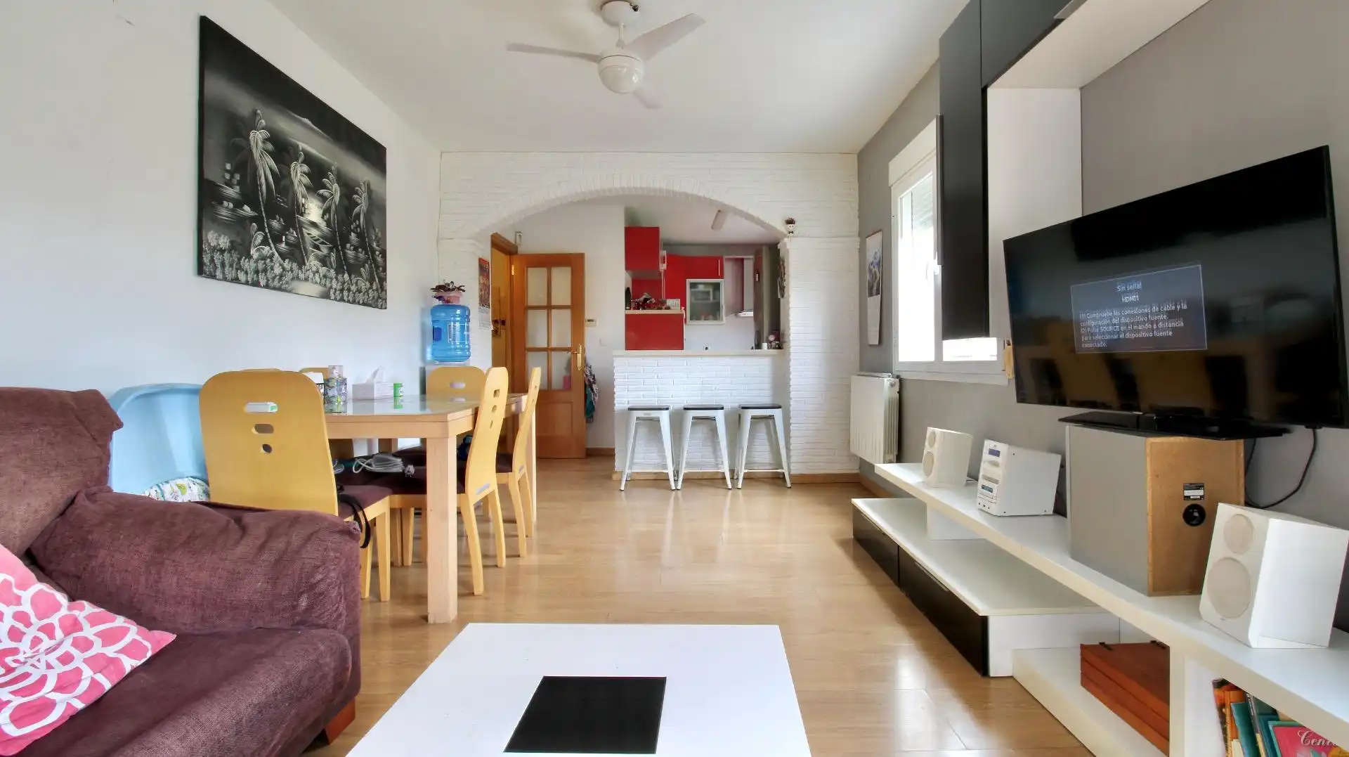 Sala de estar de Ático en venta en Churriana de la Vega con Aire acondicionado, Calefacción y Terraza