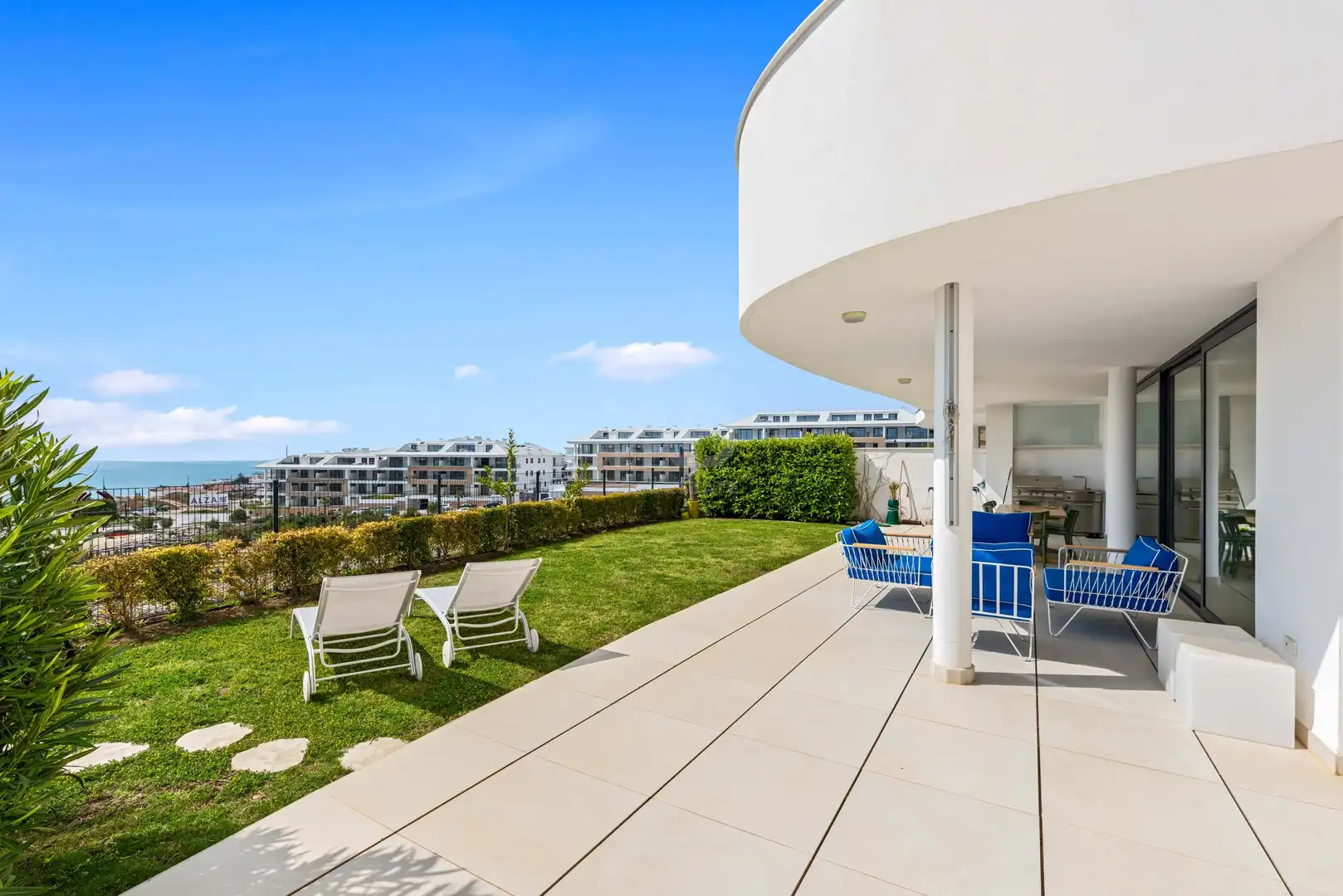 Terraza de Piso de alquiler en Fuengirola con Aire acondicionado, Calefacción y Terraza
