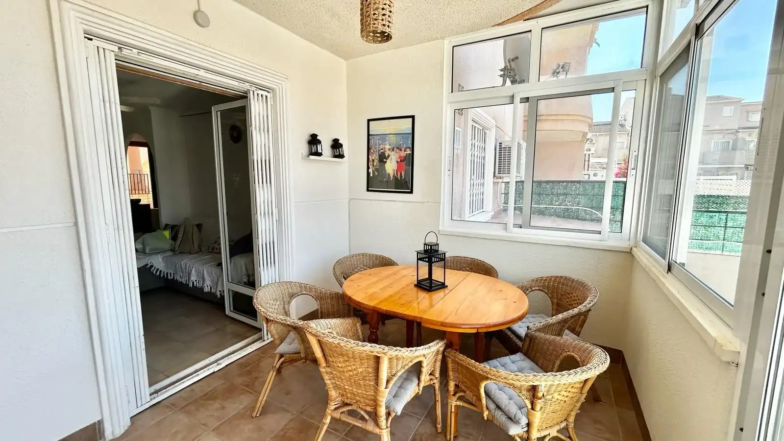 Comedor de Planta baja de alquiler en Pilar de la Horadada con Aire acondicionado, Terraza y Piscina