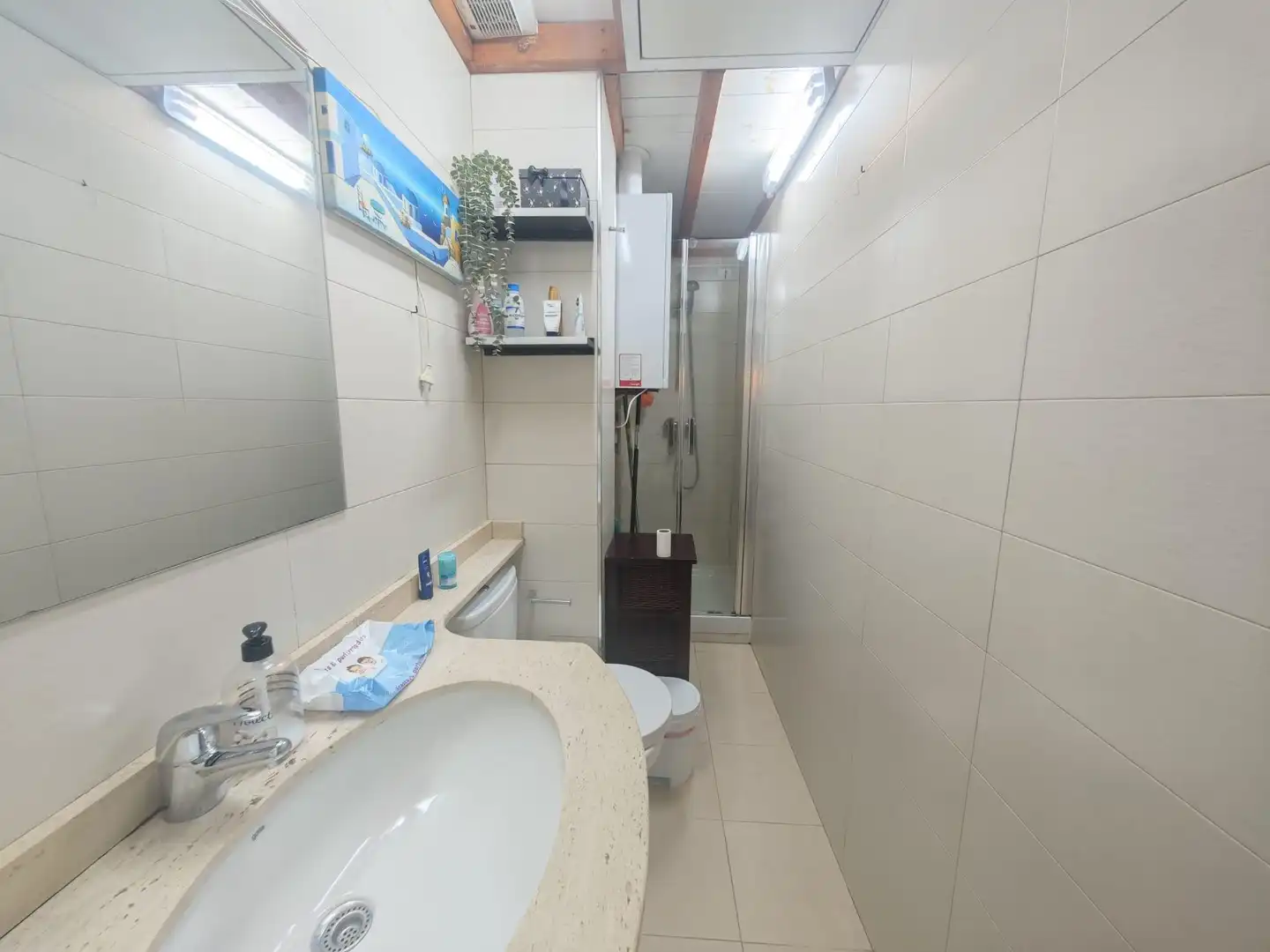 Bany de Apartament de lloguer en Madrid amb Calefacció
