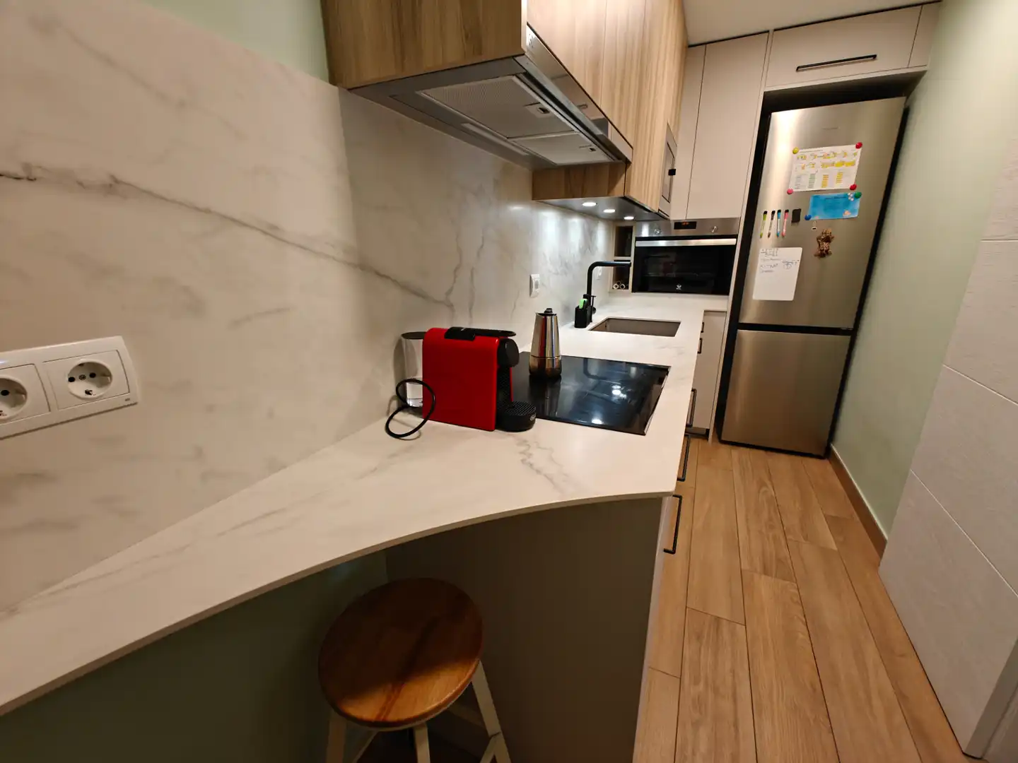 Kitchen of Flat for sale in Premià de Mar  with Air Conditioner, Heating and Parquet flooring