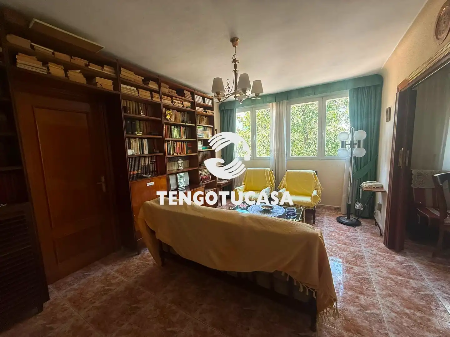 Living room of Flat for rent in Madrid