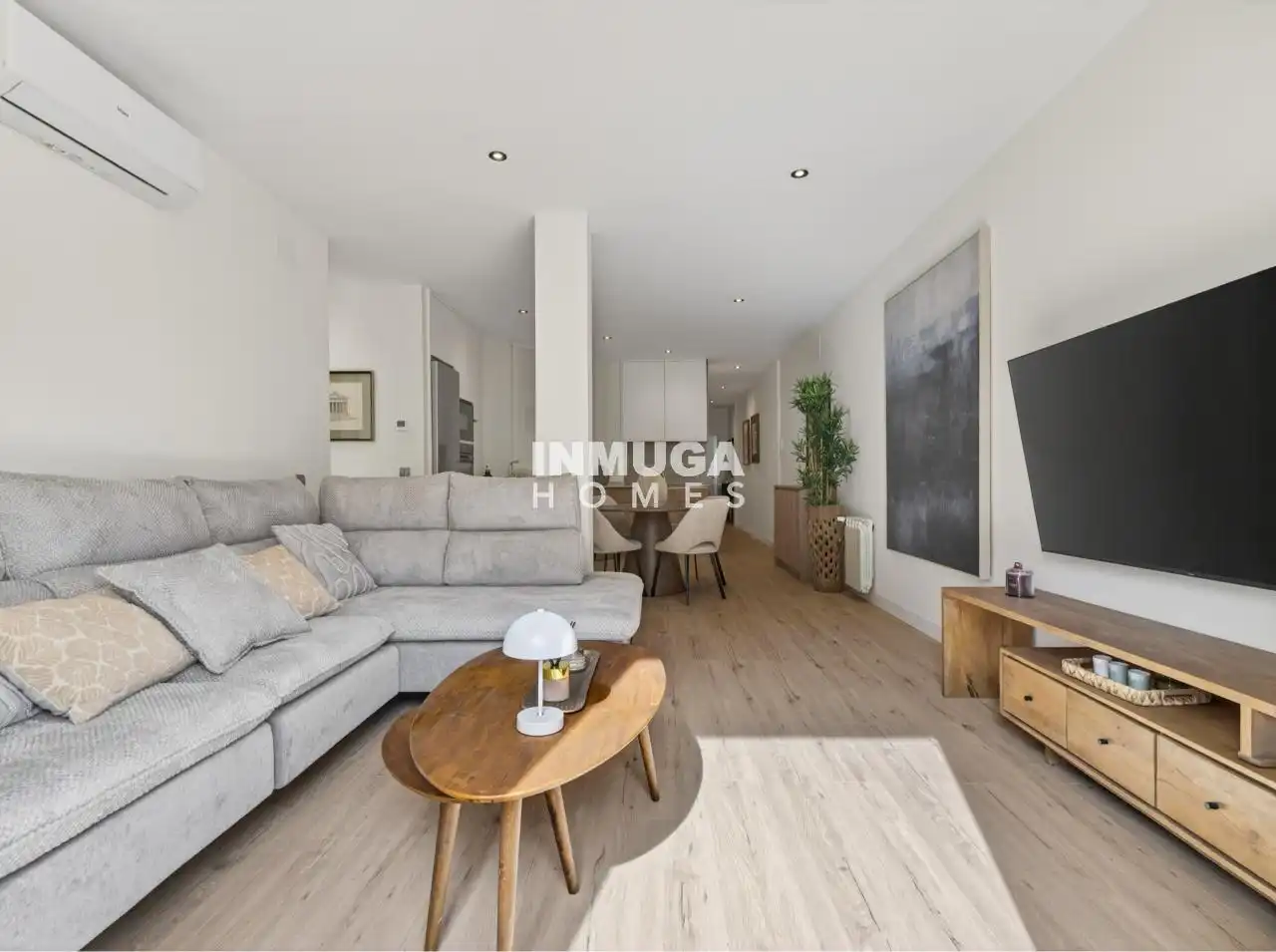 Sala de estar de Piso en venta en  Madrid Capital con Aire acondicionado, Calefacción y Terraza
