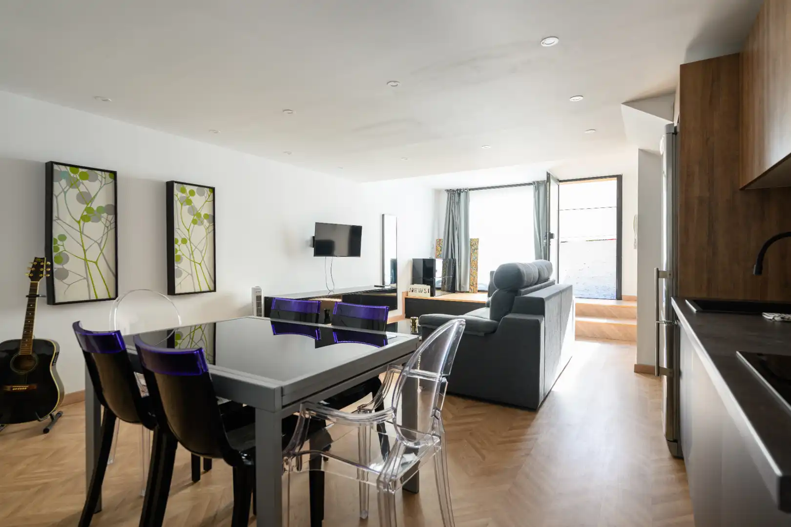 Sala d'estar de Casa adosada en venda en Las Palmas de Gran Canaria amb Jardí privat, Terrassa i Traster