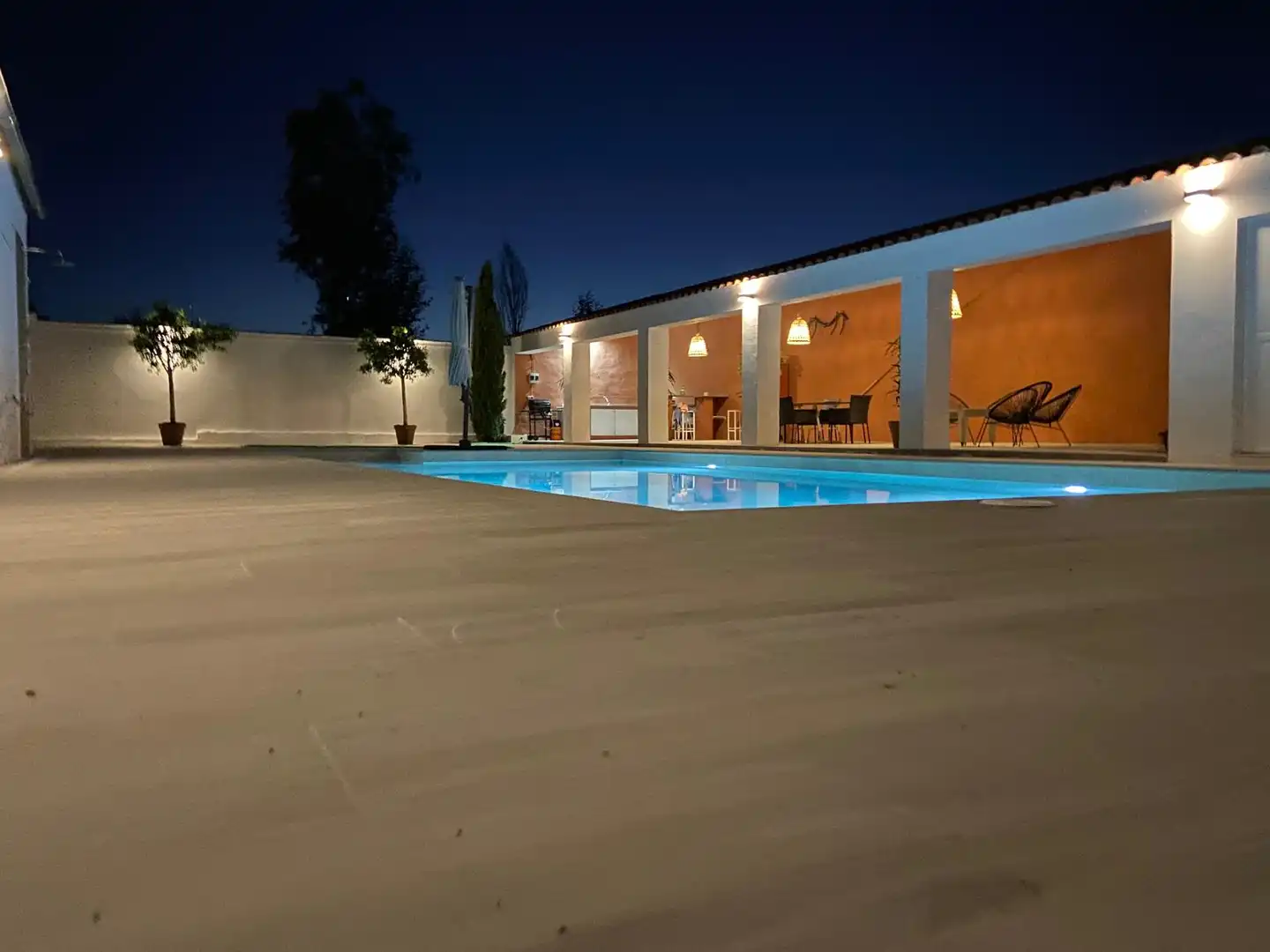 Piscina de Casa o xalet de lloguer en Madrigalejo amb Moblat