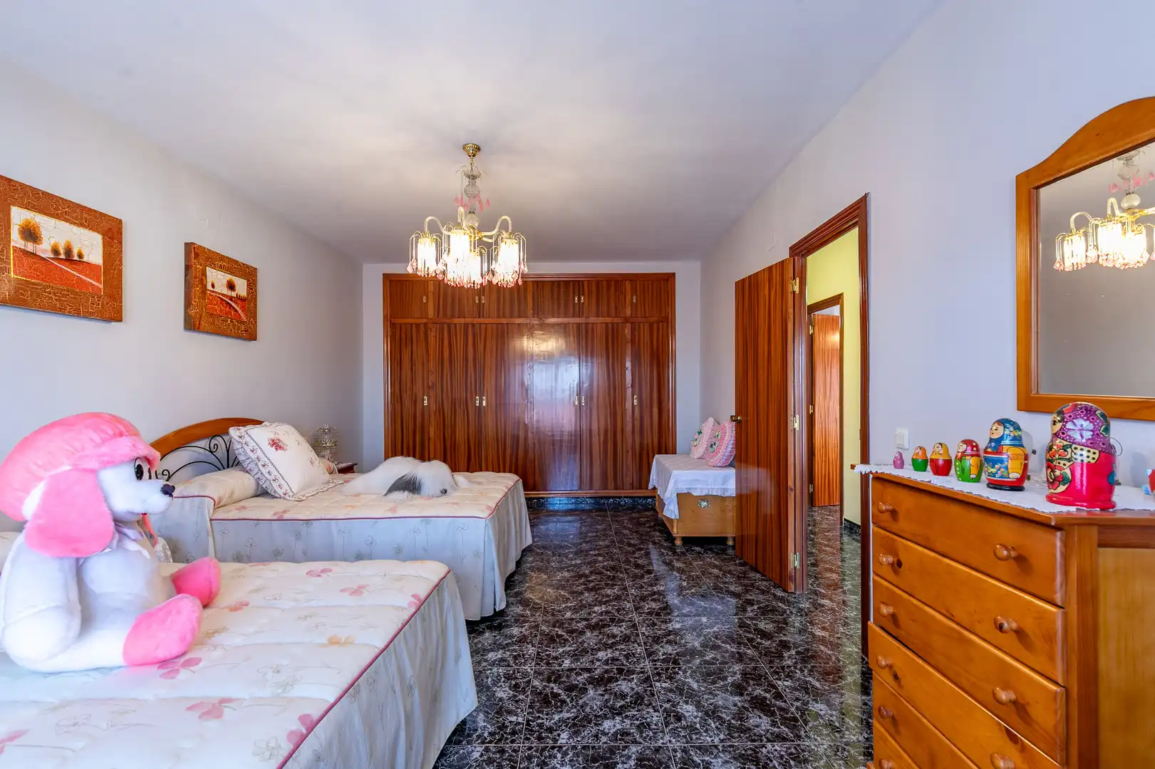 Dormitori de Casa adosada en venda en Alagón del Río amb Aire condicionat, Calefacció i Jardí privat