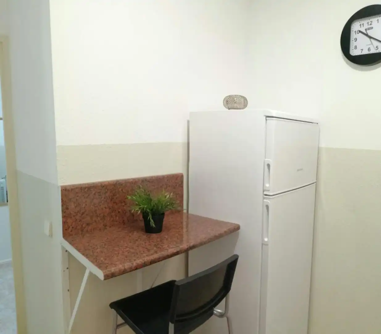 Küche von Wohnung zur untervermieten in Barcelona mit Waschmaschine