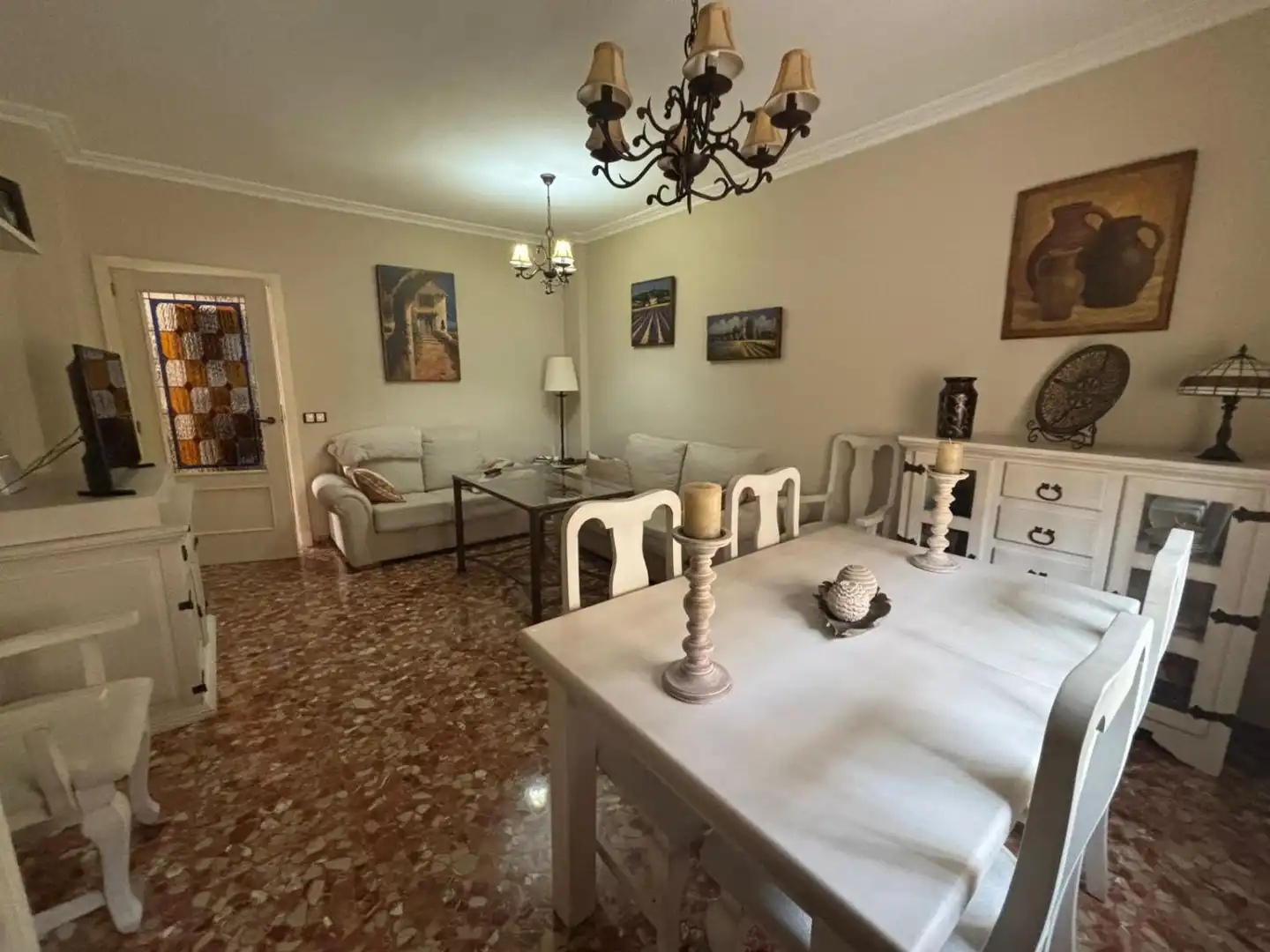 Dining room of Houses for sale in Alcalá de Guadaira  with Air Conditioner and Terrace