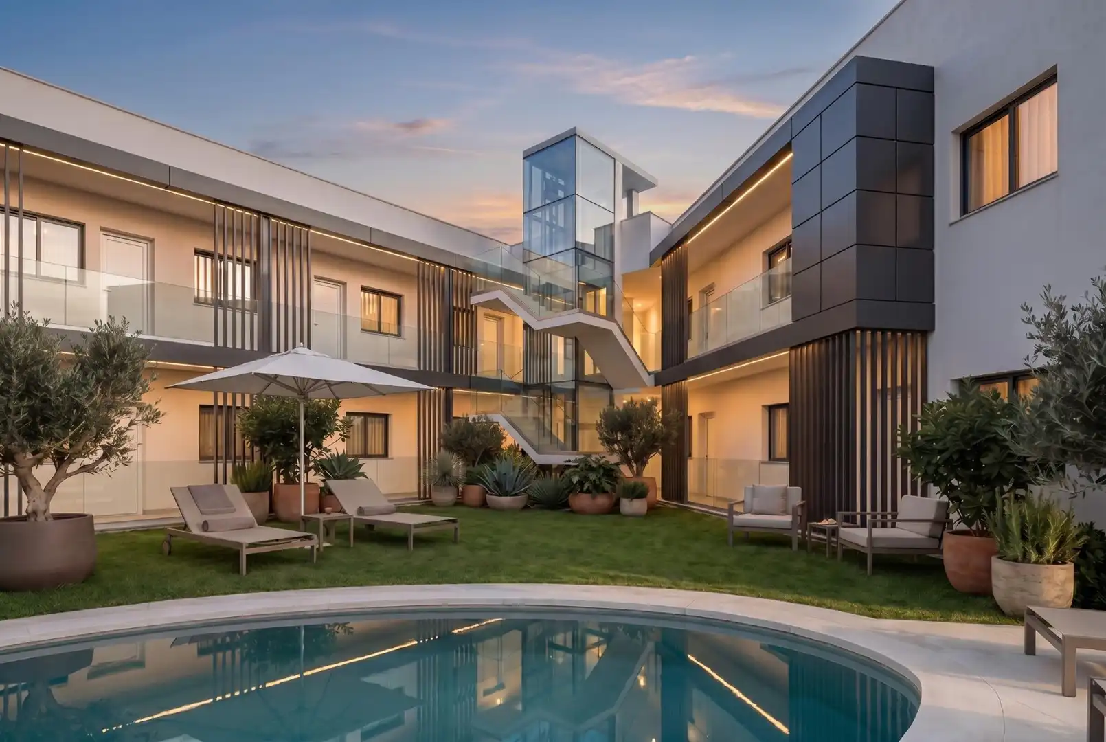 Exterior view of Flat for sale in Espartinas  with Air Conditioner and Community pool