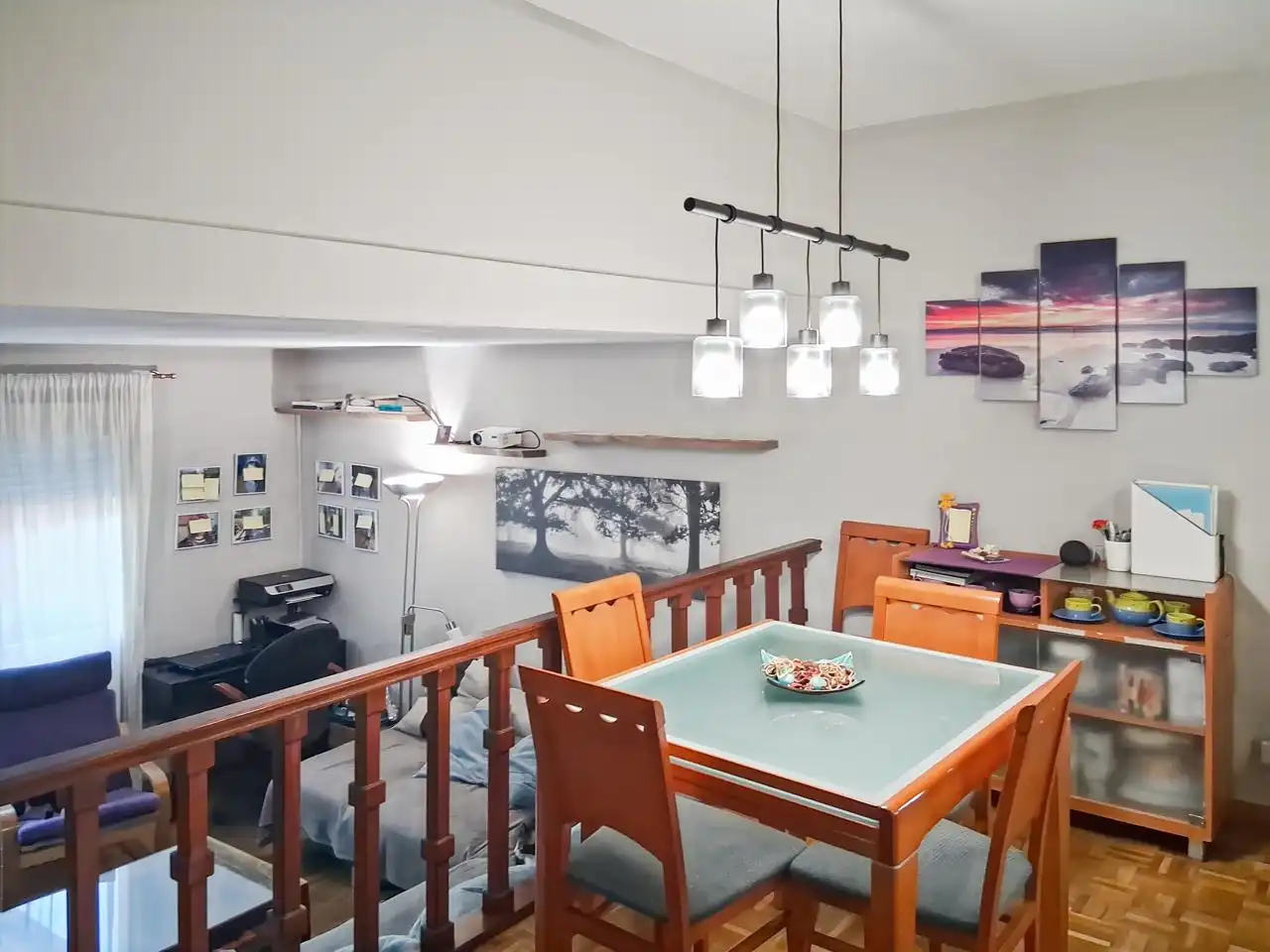 Comedor de Dúplex en venta en Rivas-Vaciamadrid con Calefacción, Jardín privado y Parquet