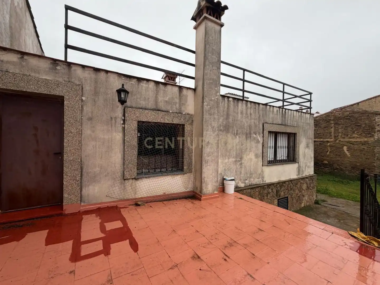 Terraza de Casa o chalet en venta en Madroñera con Jardín privado, Horno y Lavadora