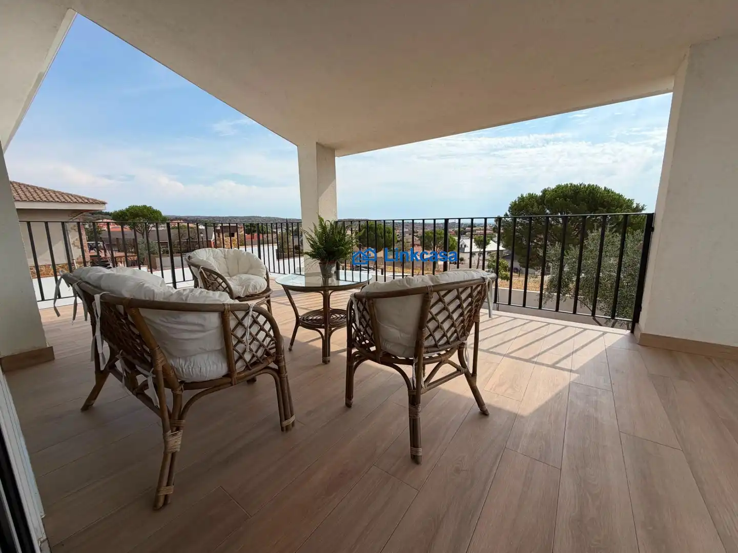 Terraza de Casa o chalet en venta en Navas del Rey con Calefacción, Jardín privado y Terraza