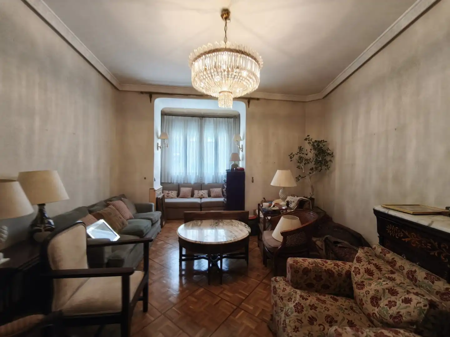 Sala de estar de Piso en venta en Madrid con Balcón y Alarma
