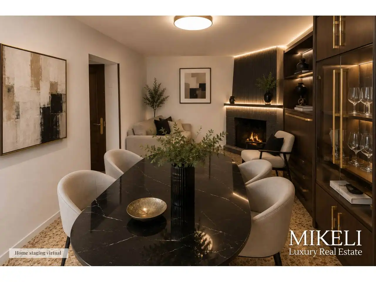 Dining room of Houses for sale in Mazcuerras  with Heating, Private garden and Terrace