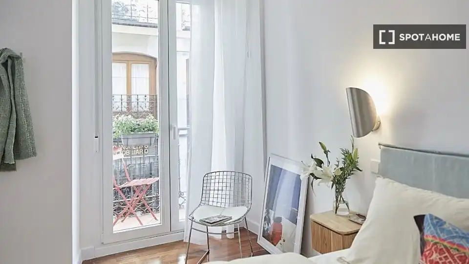 Terrassa de Apartament per a compartir en Madrid amb Aire condicionat, Calefacció i Terrassa